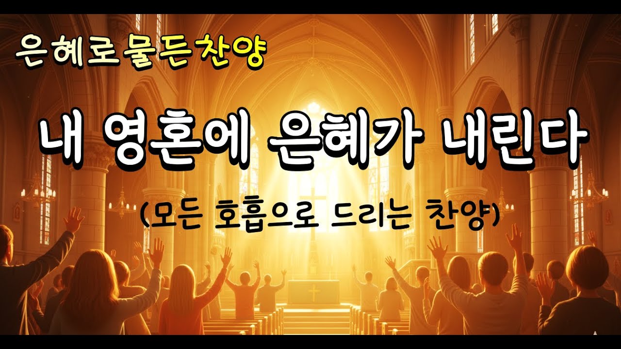 🎵 내 영혼에 은혜가 내린다 | 감사찬양 | 은혜로물든찬양 | Vol.8 | Worship | 시편찬양 #찬양플레이리스트 #ccmplaylist #은혜찬양  #경배와찬양