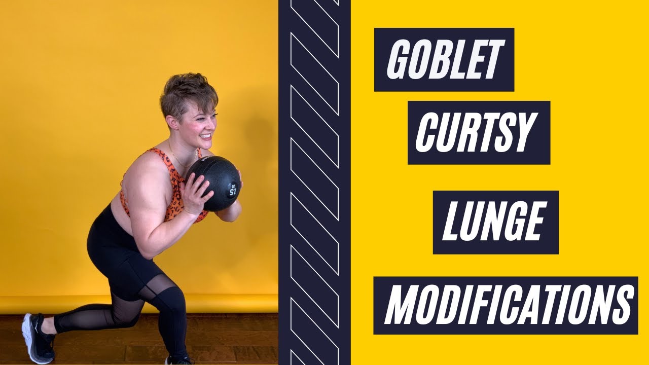 How to Do Curtsy Lunge with Knee Pain