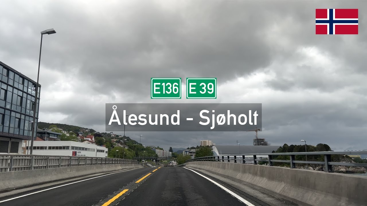 [4KHDR] Driving in Norway: E136 & E39 from Ålesund to Sjøholt