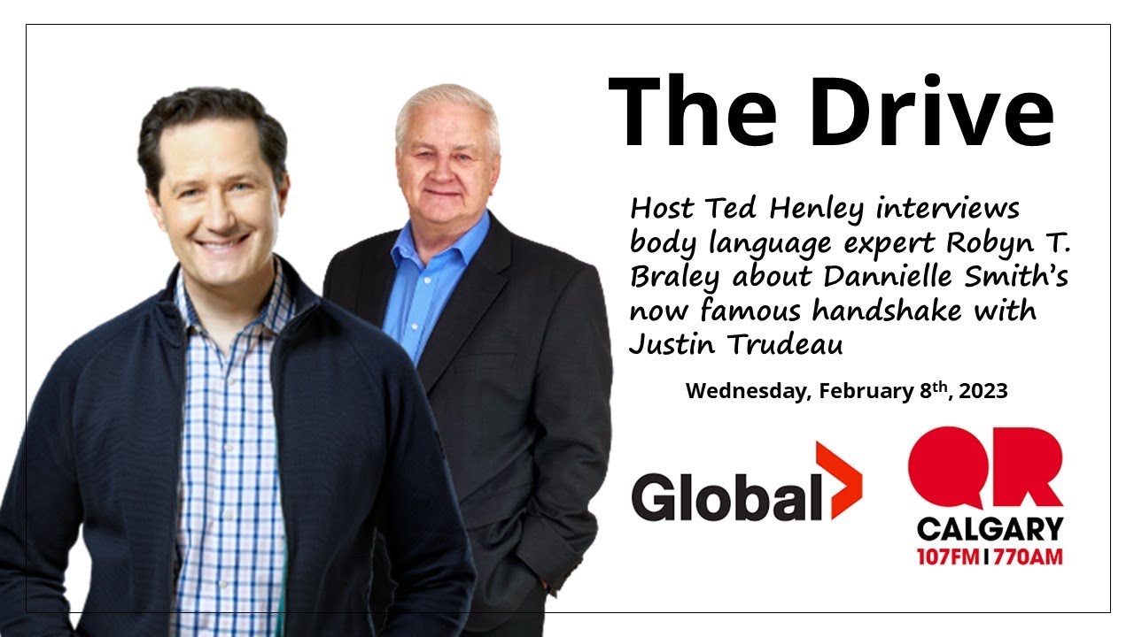 ROBYN T. BRALEY TALKS WITH TED HENLEY ON 770 CHQR/FM107 ABOUT DANIELLE AND JUSTIN'S HANDSHAKE