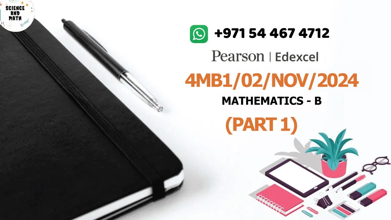 4MB1/02/НОЯБ/2024/(ЧАСТЬ 1) | Edexcel International GCSE Математика B | Экзаменационные работы по...