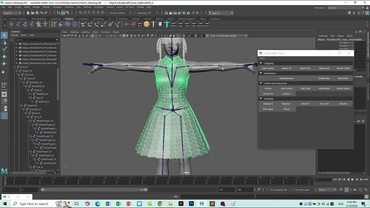 Basic Skinning: 1- Concept