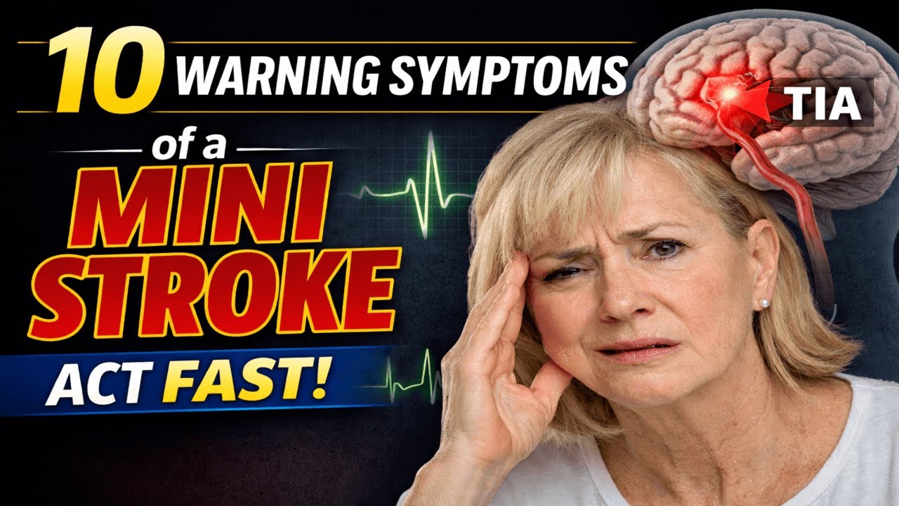 🔴OVER 60: 10 WARNING Symptoms of MINI STROKE You Must Not Ignore (TIA Explained)