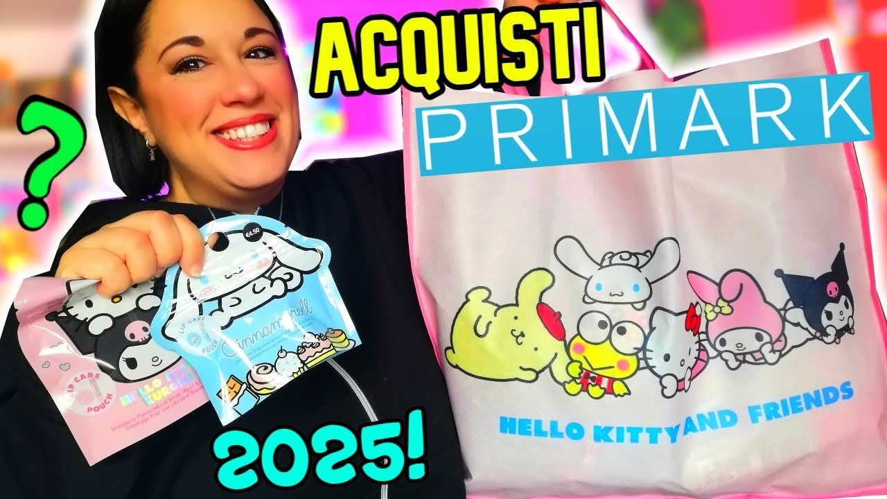 Tanti ACQUISTI da PRIMARK! NUOVA COLLEZIONE HELLO KITTY 2025