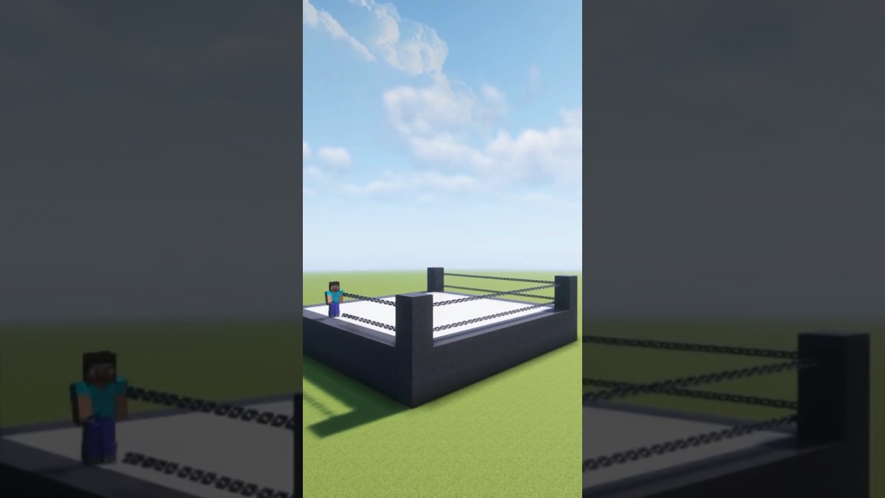 Minecraft wrestling arena #shorts