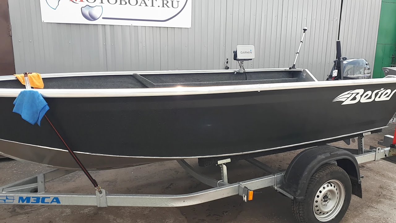 Мотолодка Бестер 400  сухой обзор .