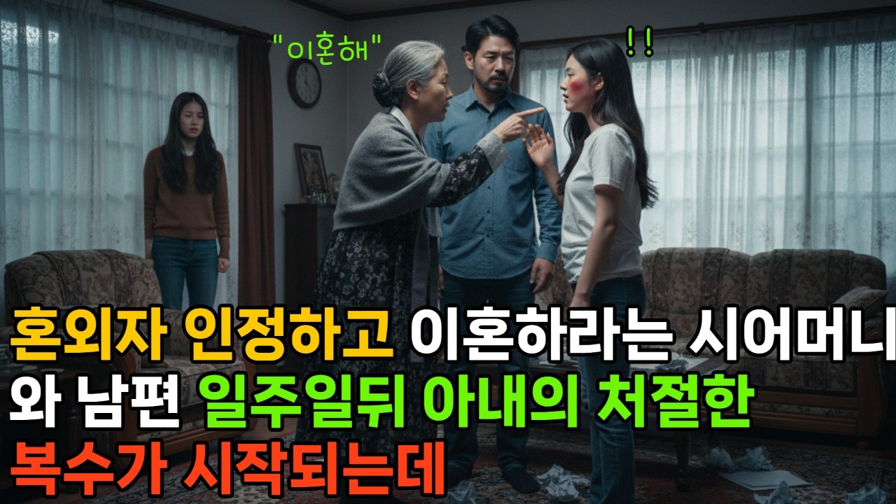 혼외자 인정하라던 남편… 일주일 뒤 회사 압수수색 딸을 위한 아내의 처절한 복수 /감동사연/사연라디오/오디오북/노후사연