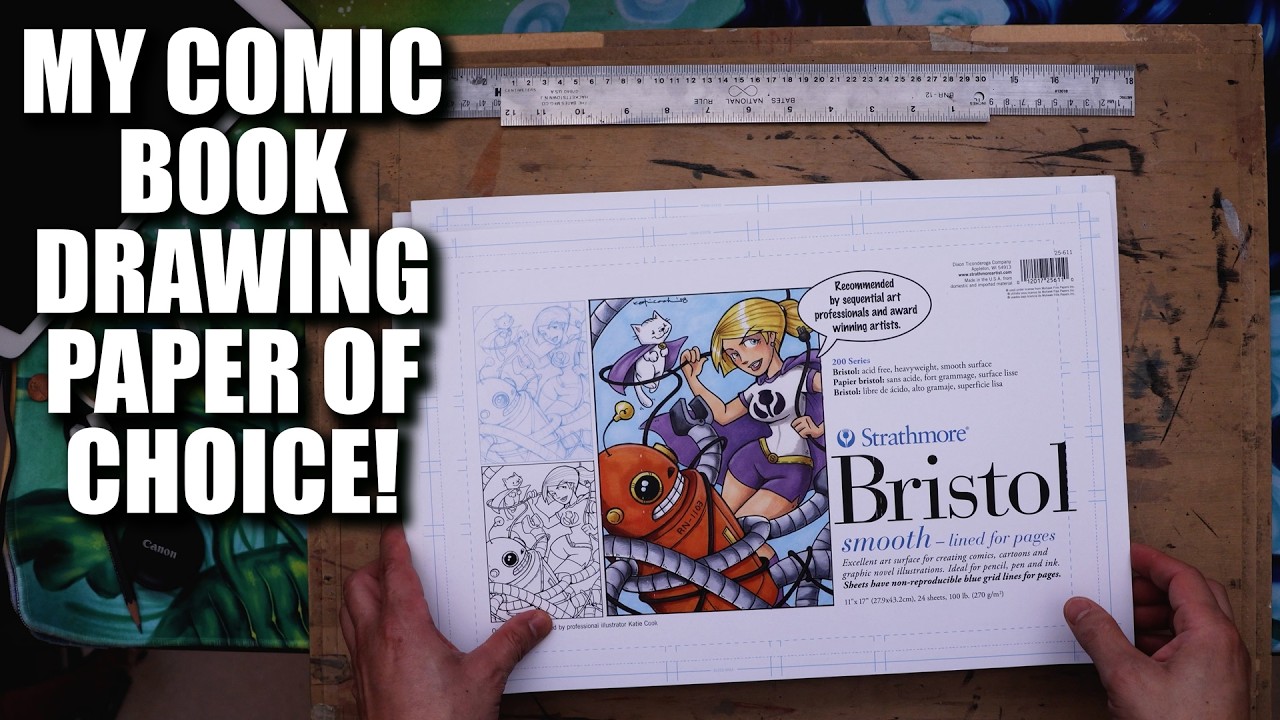 BEST PAPER FOR COMIC BOOK INKING + My Thumbnailing Process
