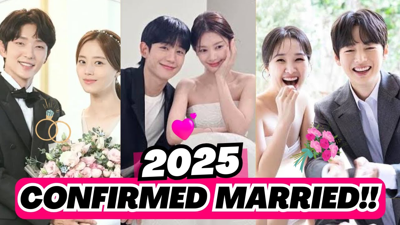 💍ТОП-23 КОРЕЙСКИХ ПАР, ПОДТВЕРЖДЕННЫХ СВОЕМУ БРАКУ В 2025 ГОДУ💖