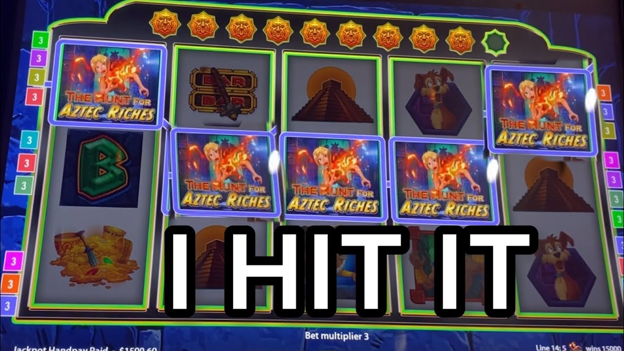 TOP SYMBOL LINED UP FOR ME! THE HUNT FOR AZTEC RICHES AT CHOCTAW DURANT #casino #choctaw