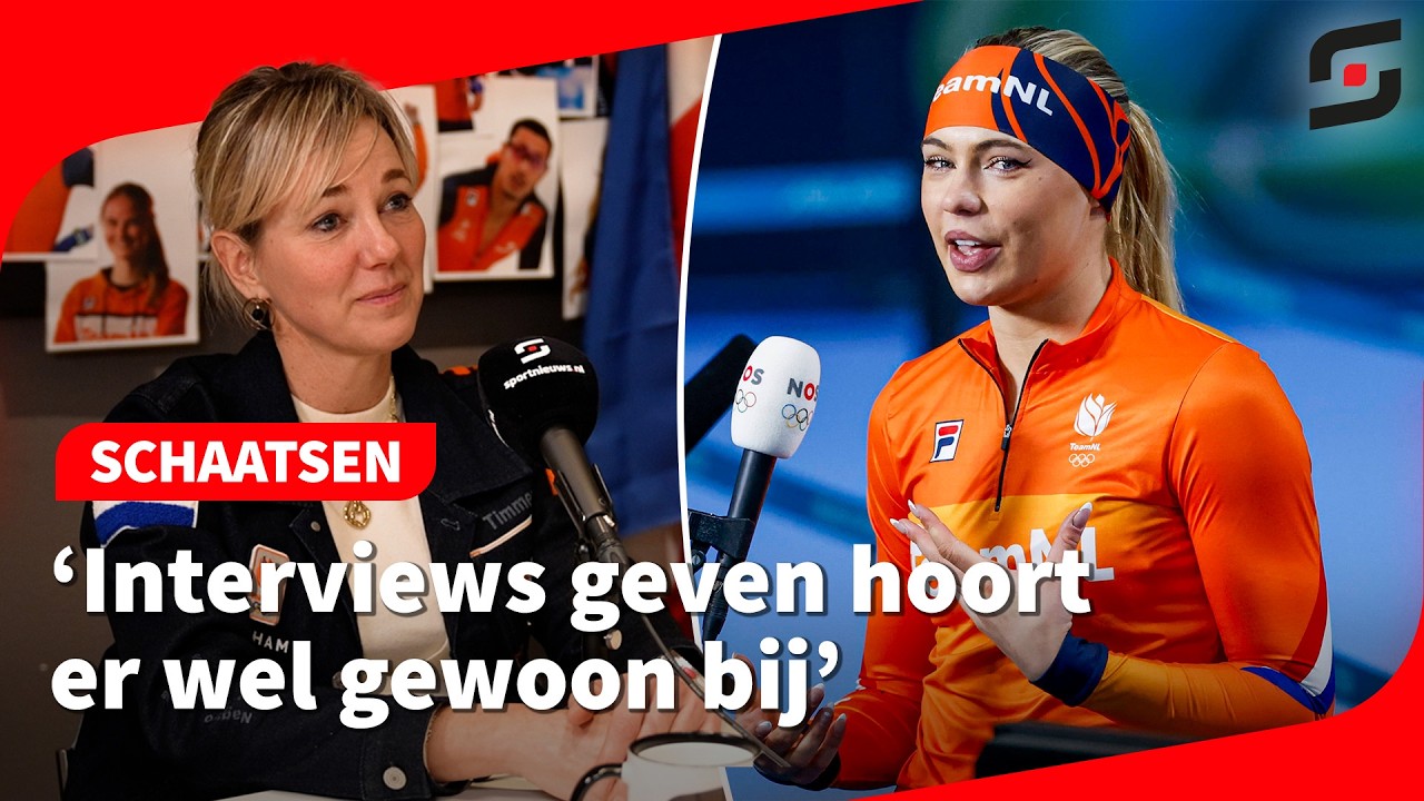 Marianne Timmer over pers-rel rond Jutta Leerdam: 'Ik vind het niet gek dat ernaar gevraagd wordt'