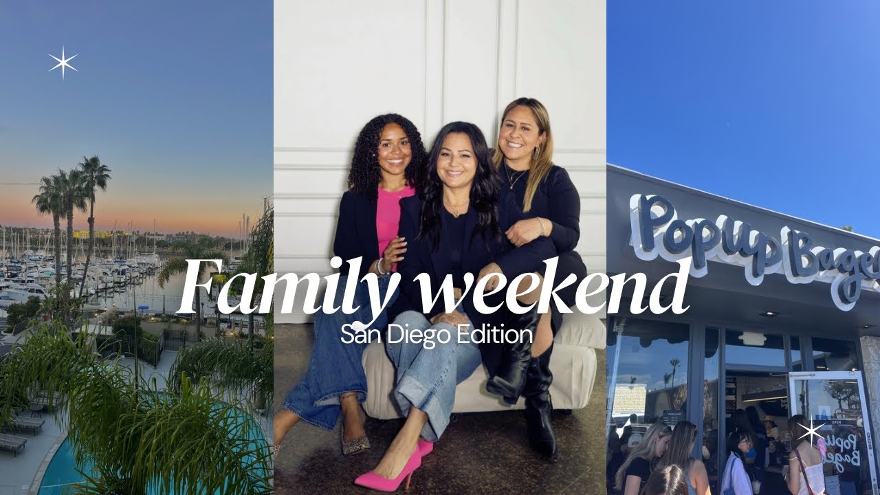 family weekend @usd | fight, photoshoot, eats, haul, wedding dress shopping, bday dinner 