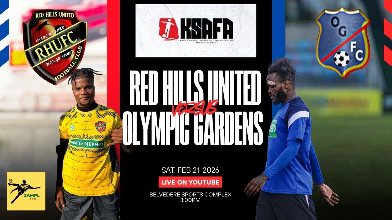 RED HILLS VS OLYMPIC GARDENS LIVE | KSAFA CHAMPIONSHIP