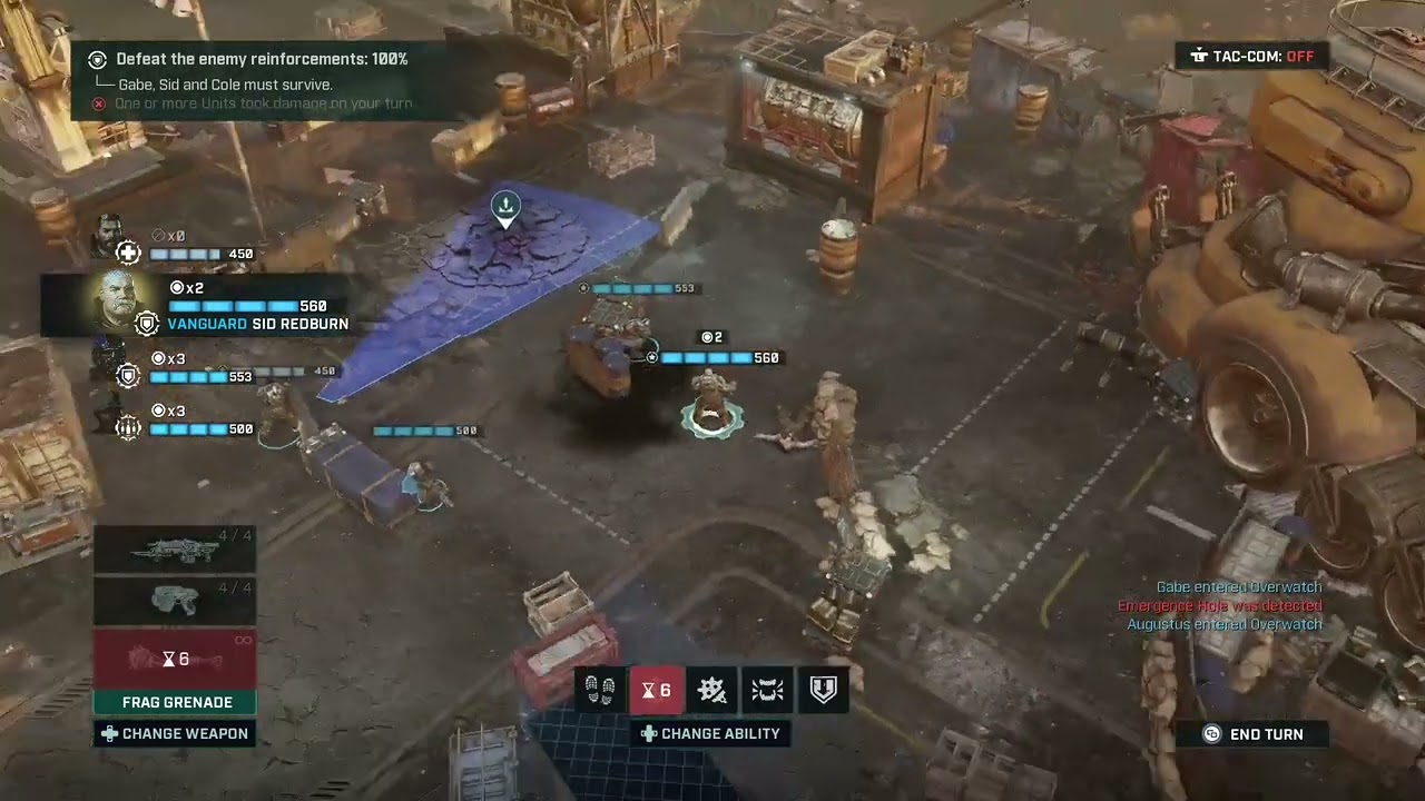 Gears Tactics - Successful Overwatch