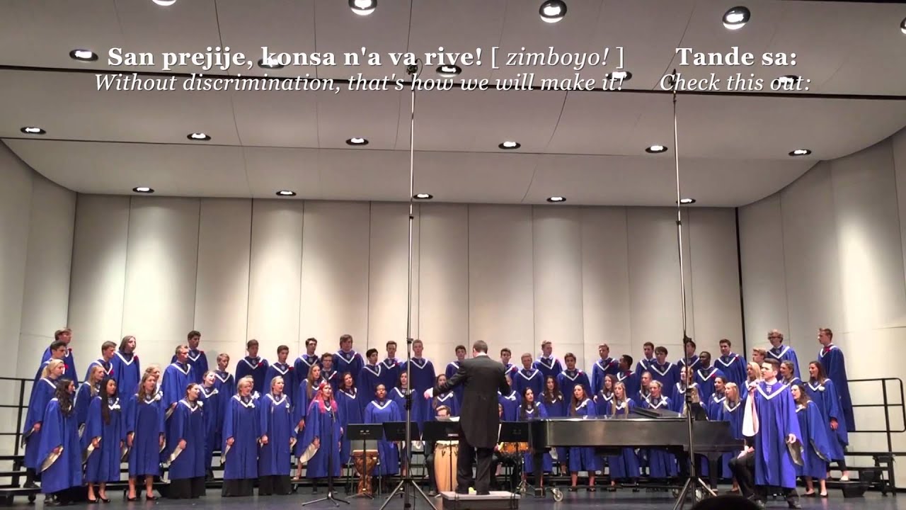 Kanaval by Sydney Guillaume - Hopkins High School Concert Choir (World Premiere)