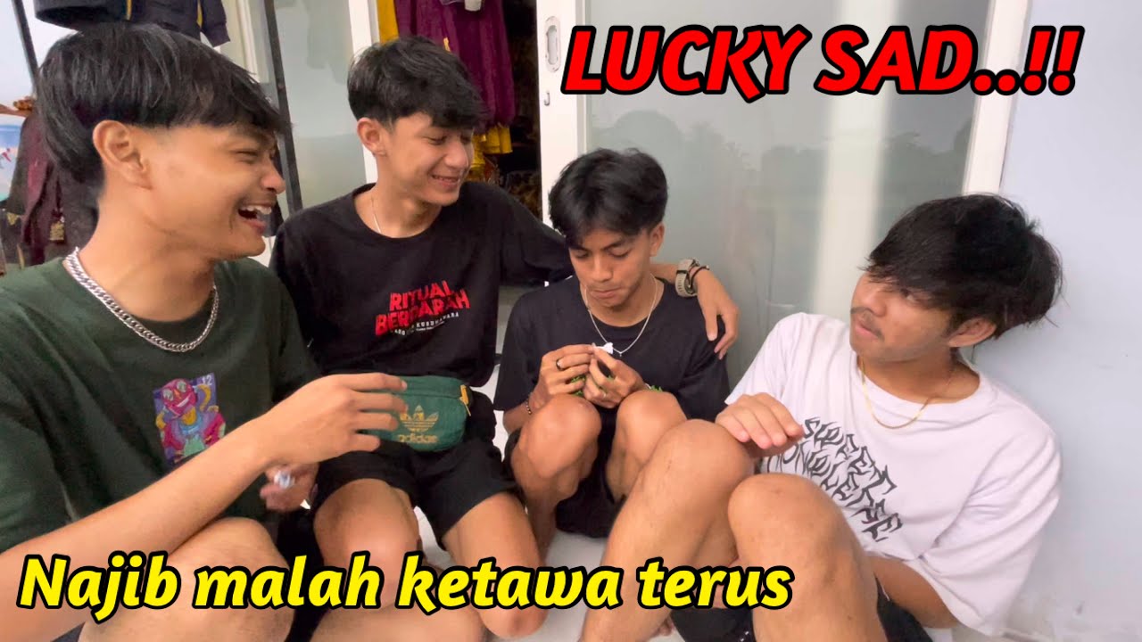 HIBUR LUCKY YANG SAD,NAJIB MALAH KETAWA SENDIRI TERUS