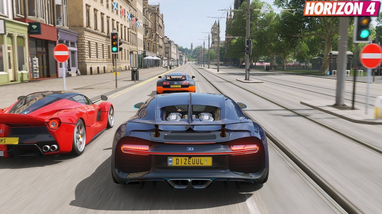 Forza Horizon 4 - Bugatti Chiron | Goliath Race Gameplay