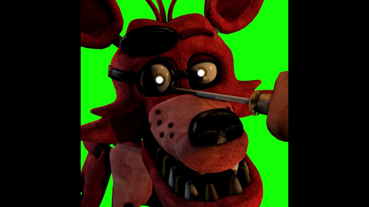 FNaF Foxy Becomes Friend | Green Screen