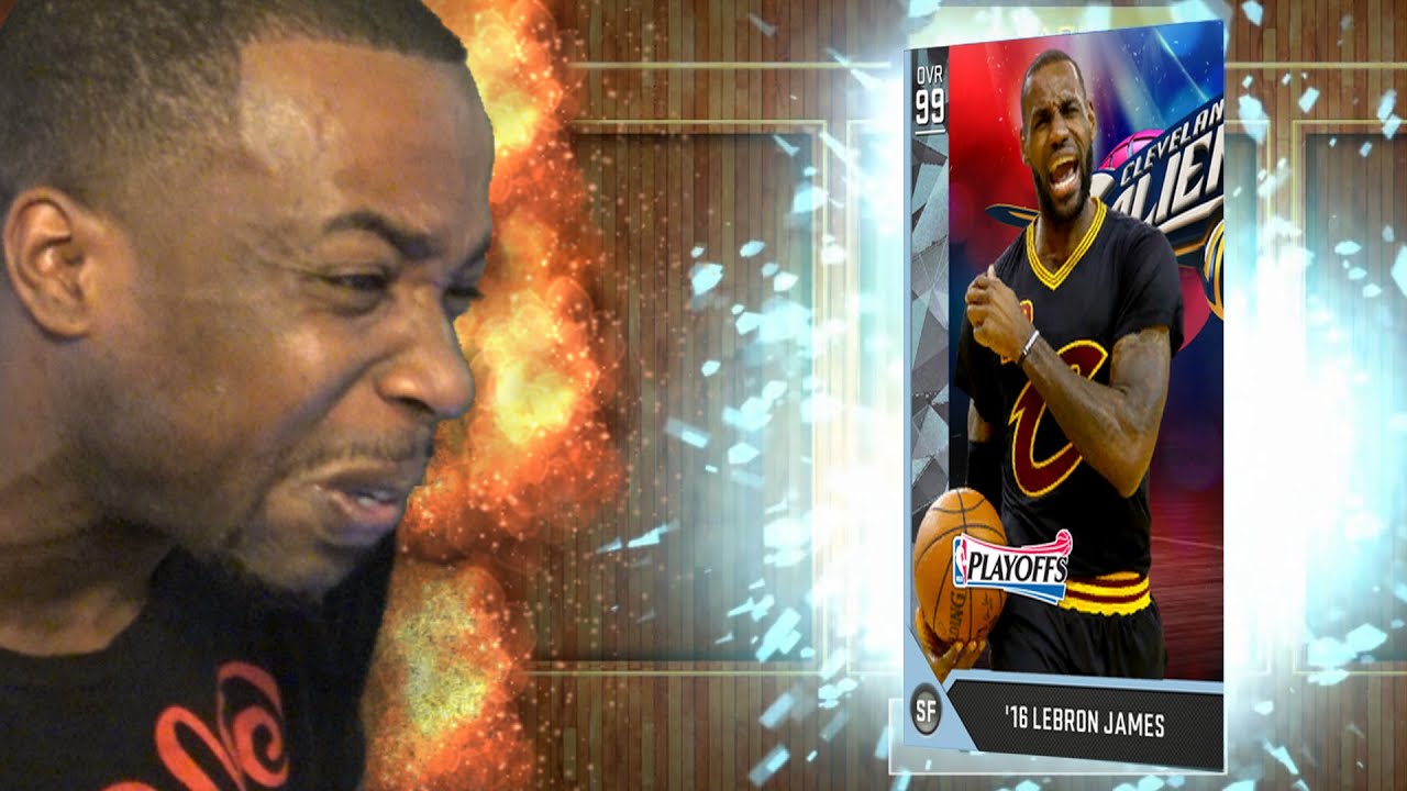 I GOT 99 LEBRON JAMES! BEST CARD IN THE GAME! VS A GANGSTA! FUNNY Gameplay NBA 2k16 MyTeam