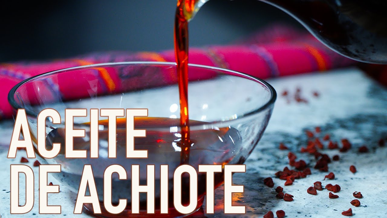 Como hacer ACEITE DE ACHIOTE | RECETA de aceite de achiote FACIL