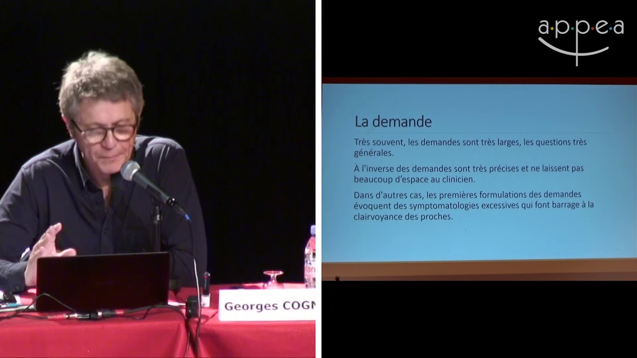 Georges Cognet - La demande et l’entretien clinique préliminaire