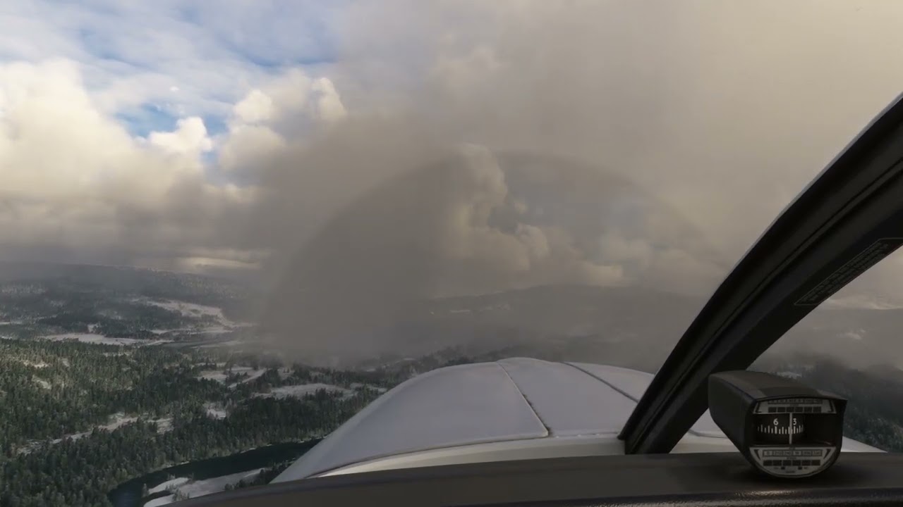 Landing in Rossvoll Norway | ENRA (MQN) | Mo i Rana Airport #norway #landingview #cockpitview #fs20