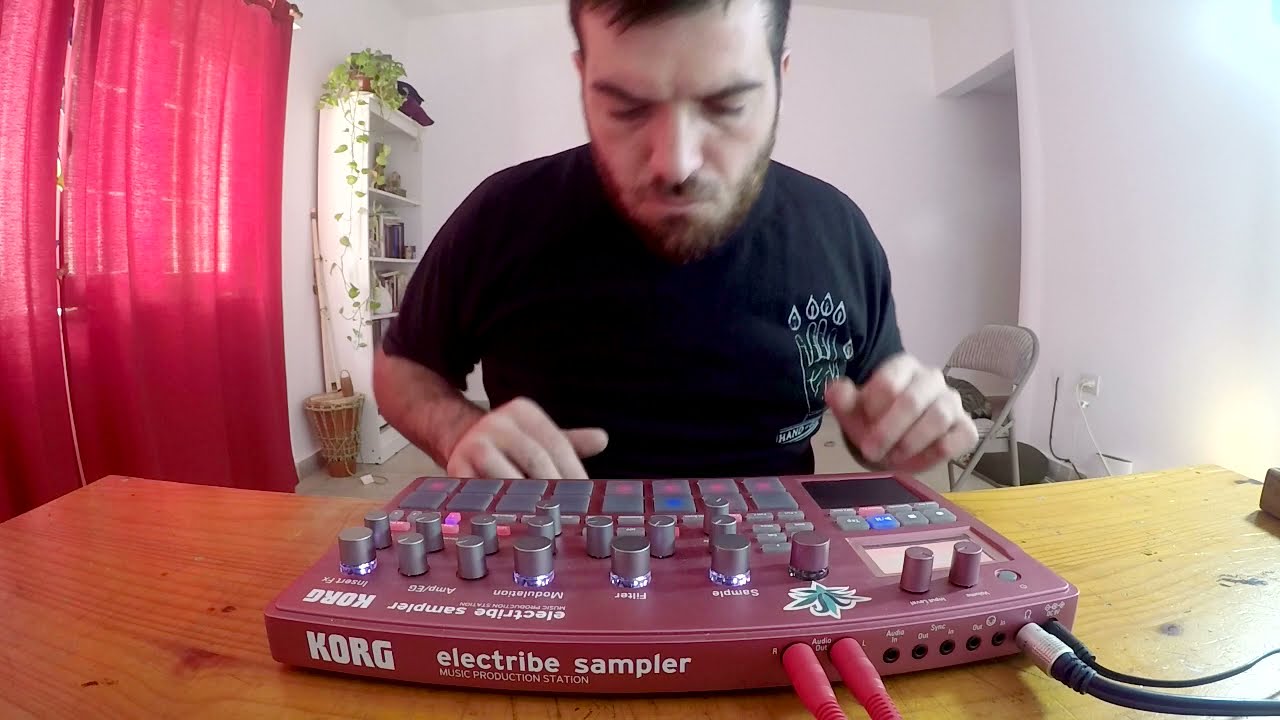 Lo-Fi Hip-Hop in the Korg Electribe 2 Sampler - 80 BPM