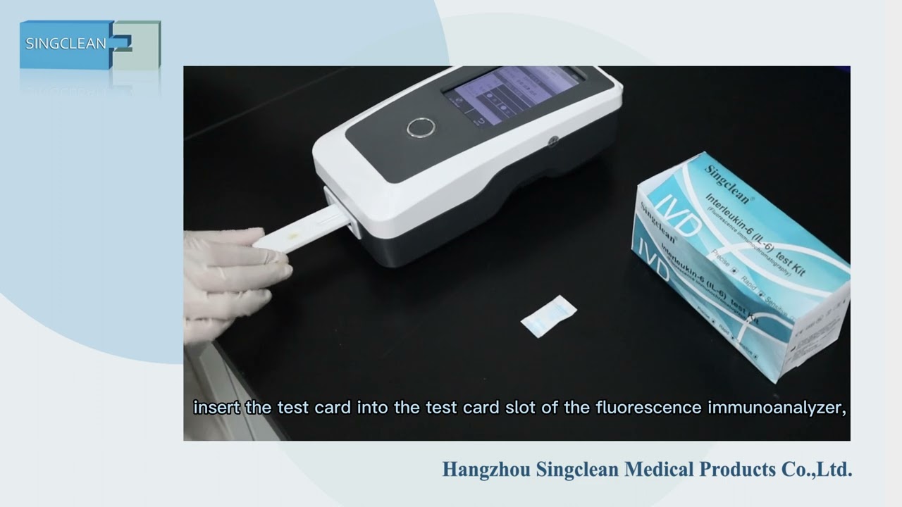 Singclean Interleukin-6 (IL-6) Test Kit (Fluorescence Immunochromatography)