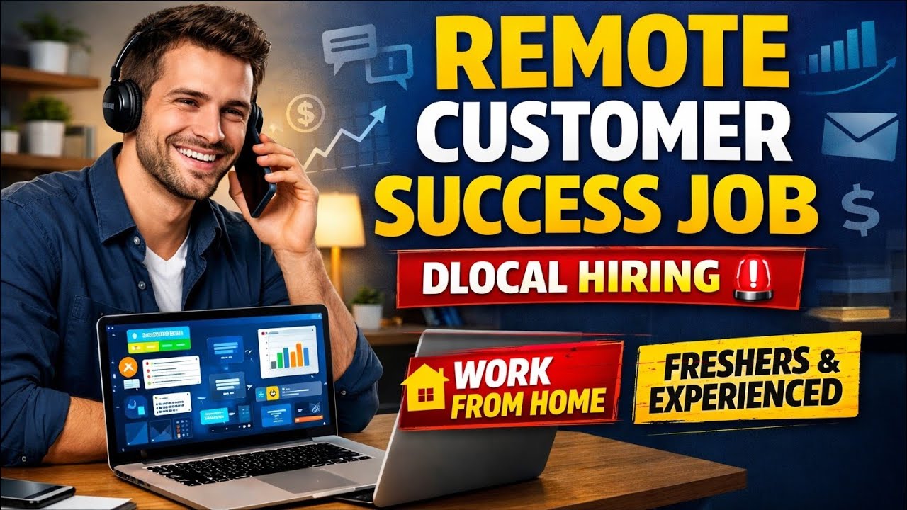 DLocal Remote Customer Success Job | Work From Home | Freshers & Experienced Eligible