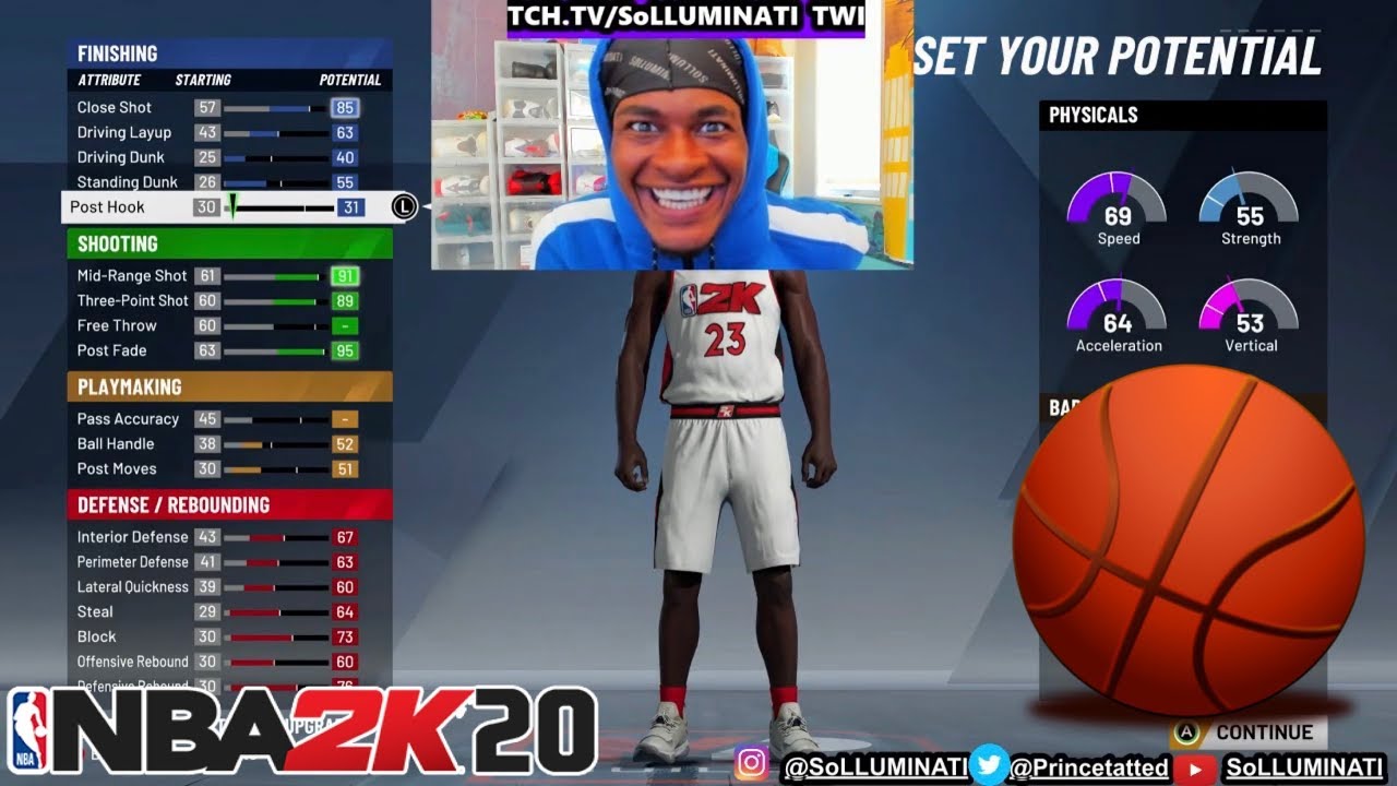Сборка игрока SoLLUMINATI NBA 2K20