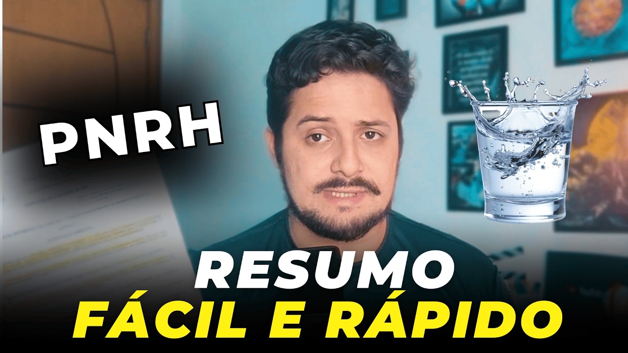 FÁCIL  - Entenda a Política Nacional dos Recursos Hídricos em MÍNUTOS!