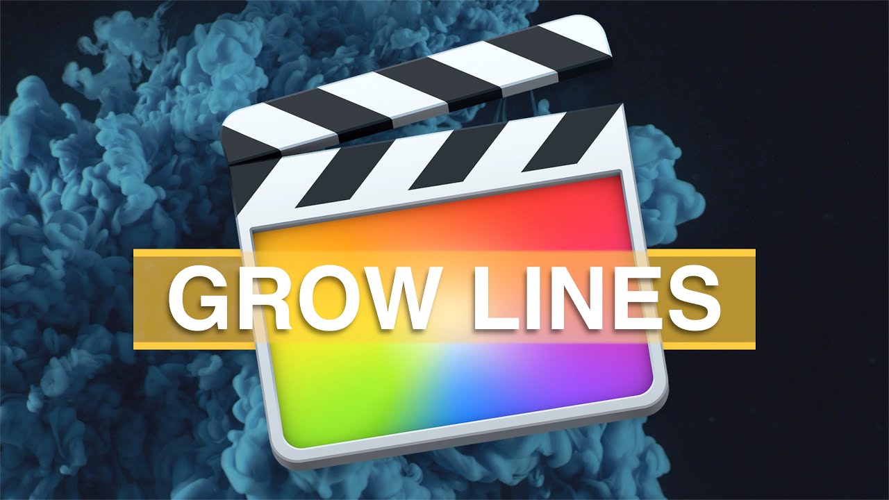 Growing Lines Effect - Final Cut Pro Tutorial [NO PLUGINS NEEDED]