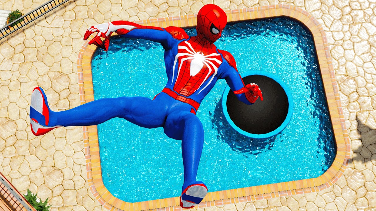 GTA 5 Ragdolls SPIDERMAN Jumps/Fails (Euphoria Physics) Ep.46