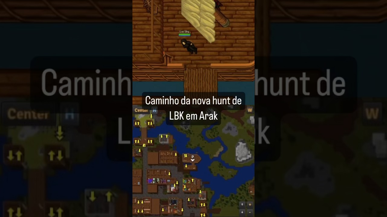 CAMINHO NOVA HUNT DE LIGHTBRINGER EM ARAK #Medivia