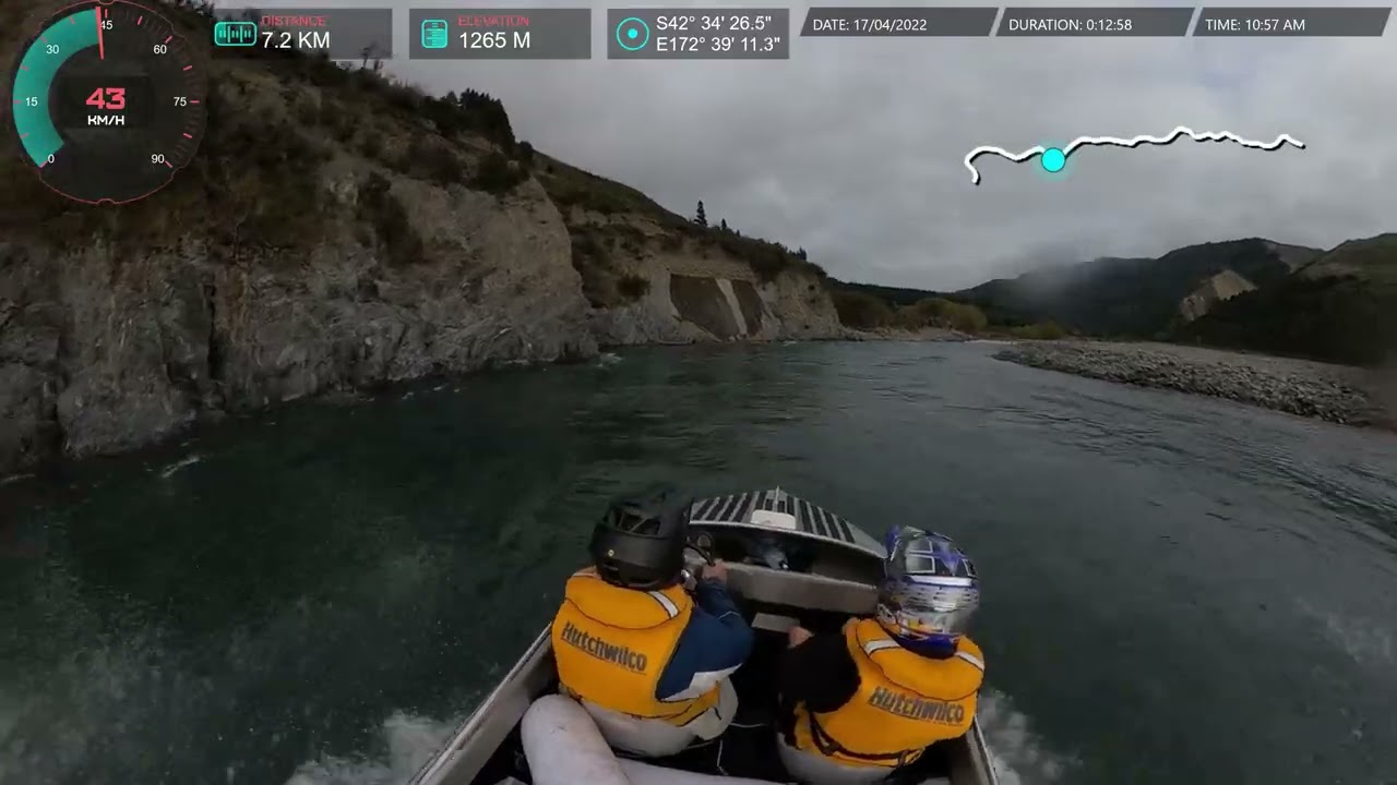 Part 1 of 3 Jet boating JBNZ Waiau - Run (Hanmer Springs) 17 APR 2022