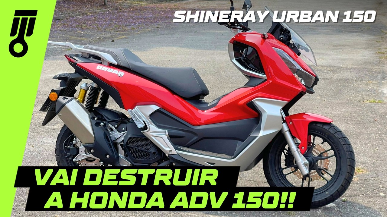 SHINERAY URBAN 150 - É melhor que a concorrente Honda ADV 150?