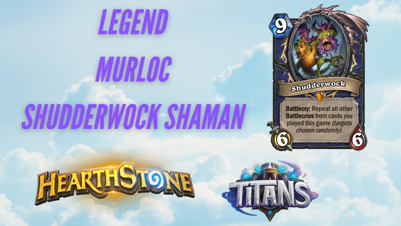 Murloc Shudderwock Shaman still slapping | Wild Hearthstone Titans