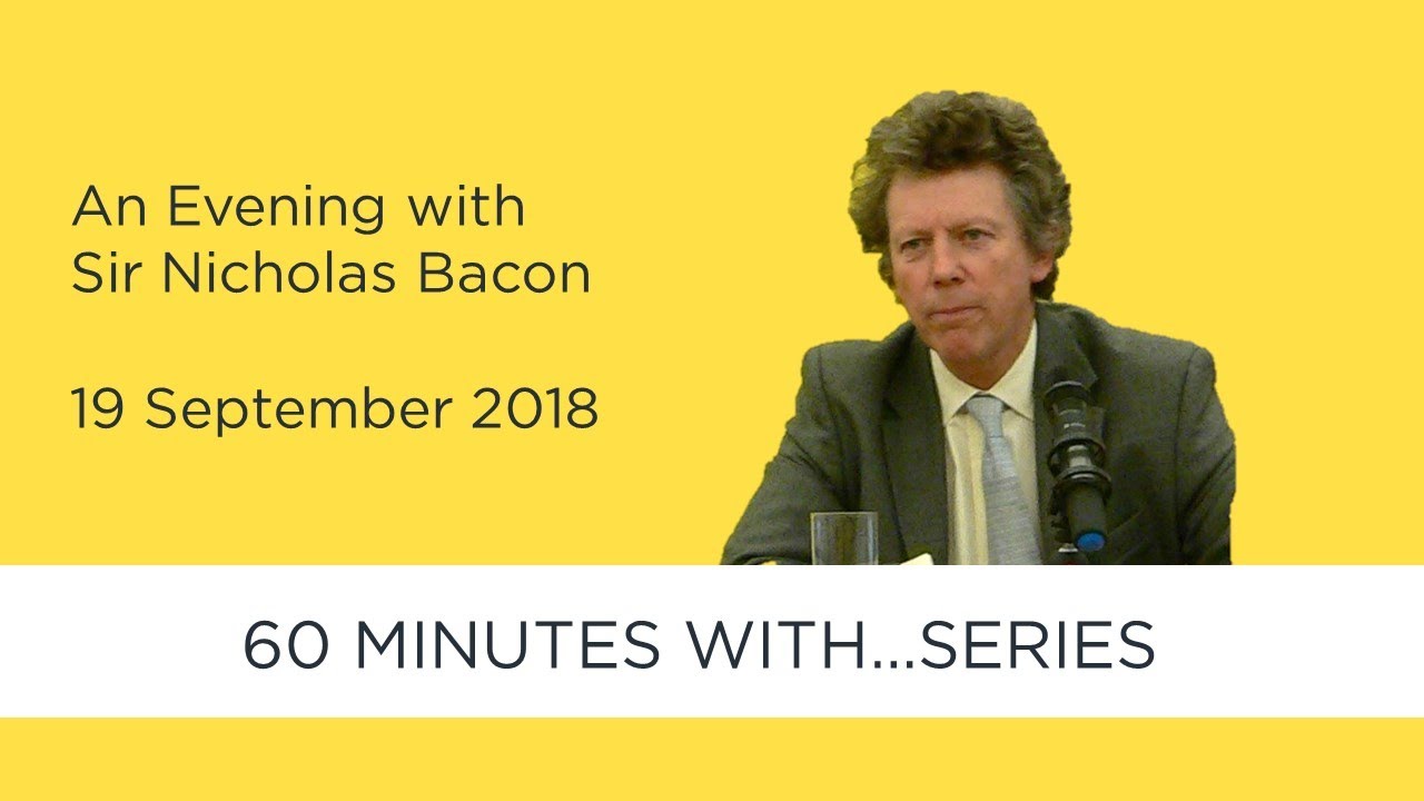 An Evening with Sir Nicholas Bacon