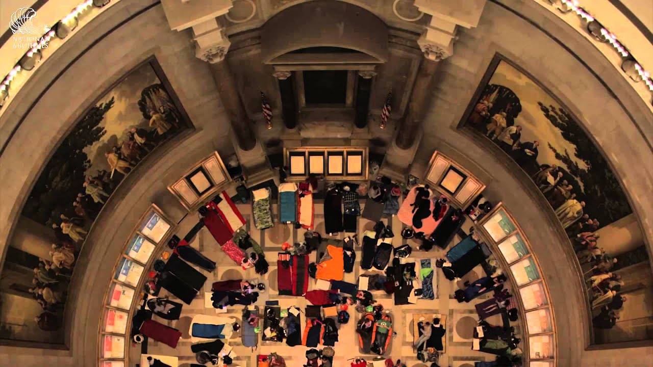 Sleepover at the National Archives