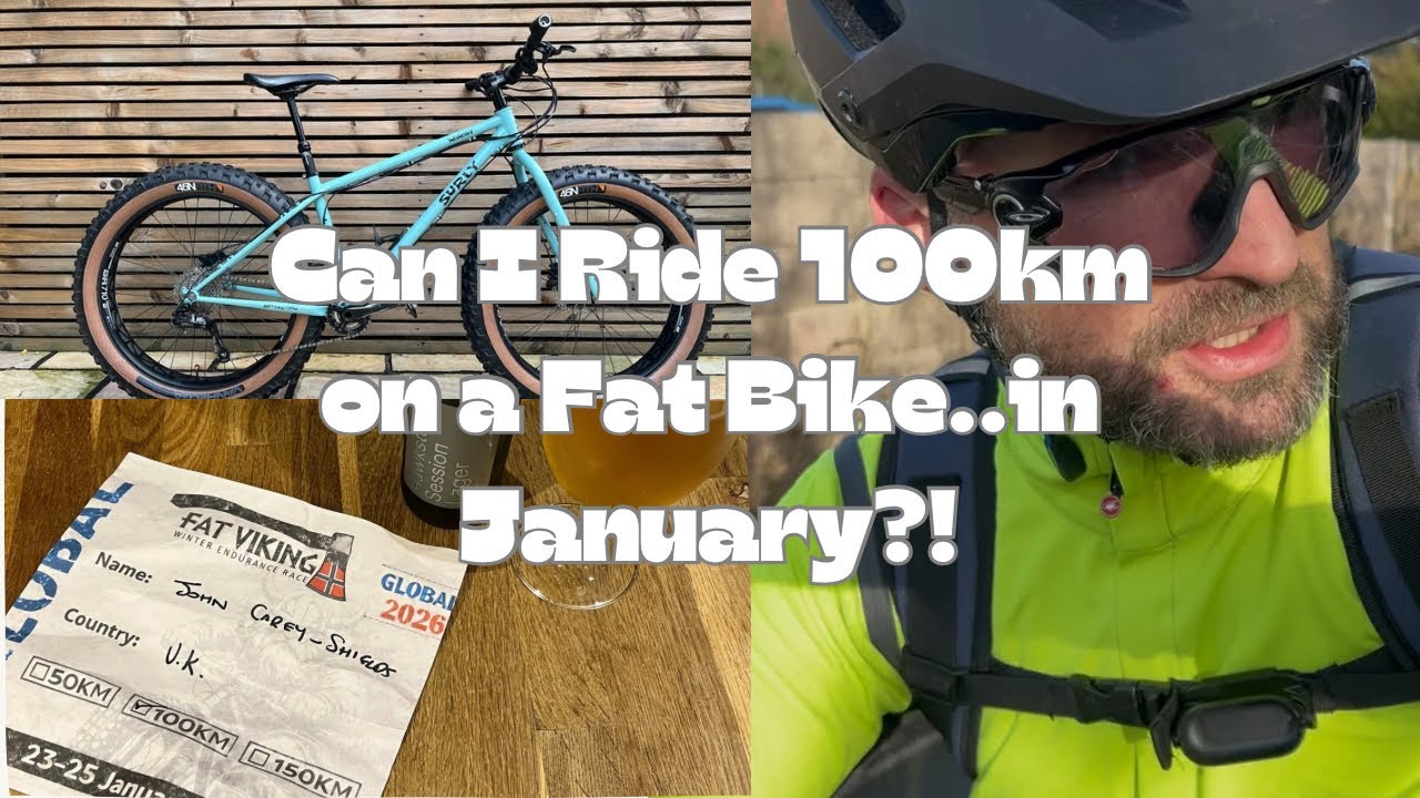 Global Fat Viking 2026 - Can I Cycle 100km in January?! | Winter Fat Bike Endurance Ride