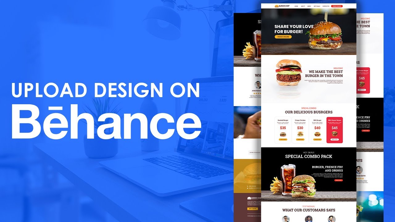 Why you need to Upload web design project on behance?