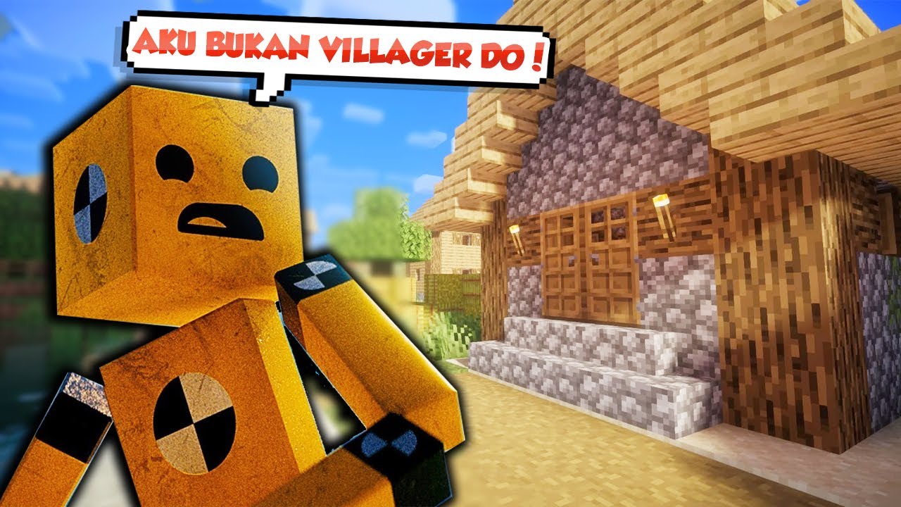 AKU NYIKSA BONEKA KOCAK INI SAMPE NYASAR KE MINECRAFT !!! - ROOM SMASH