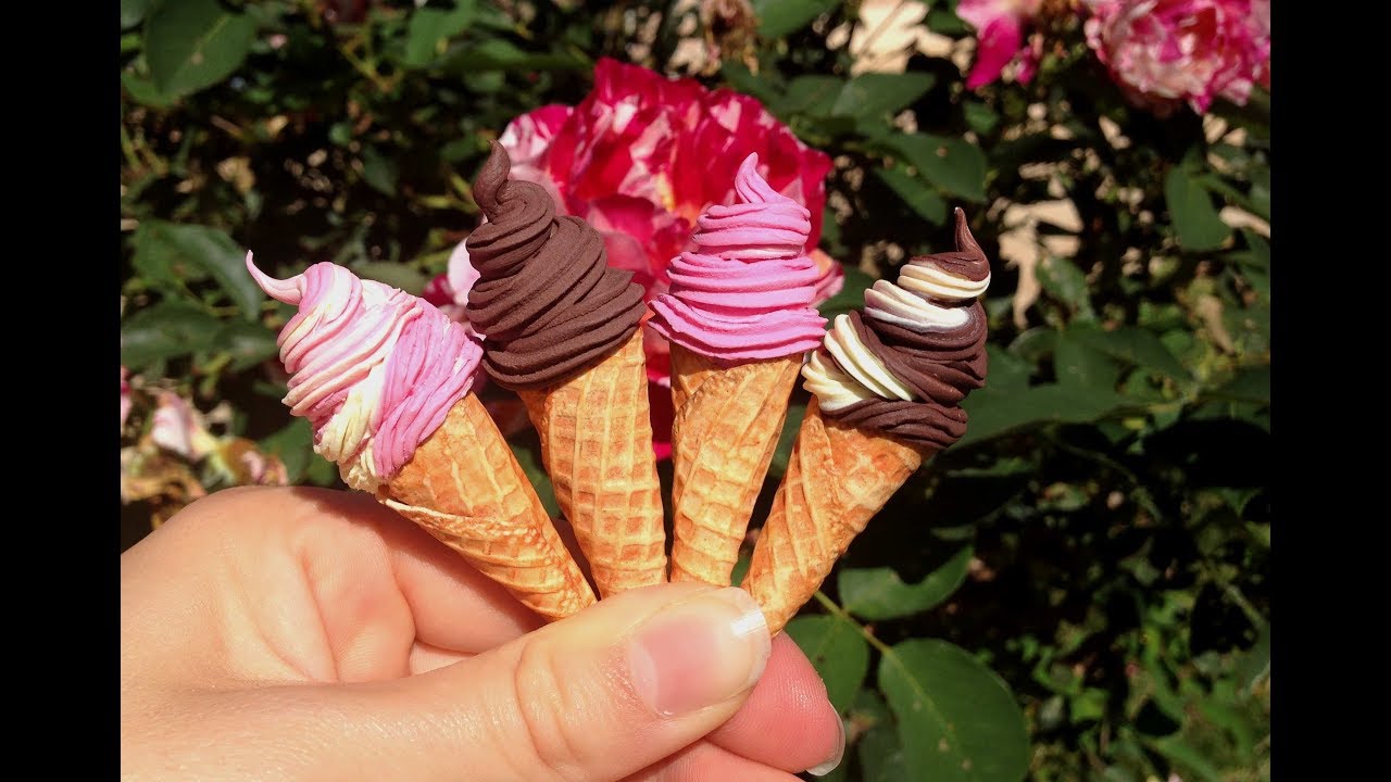 Tuto fimo glace à l'italienne🍦