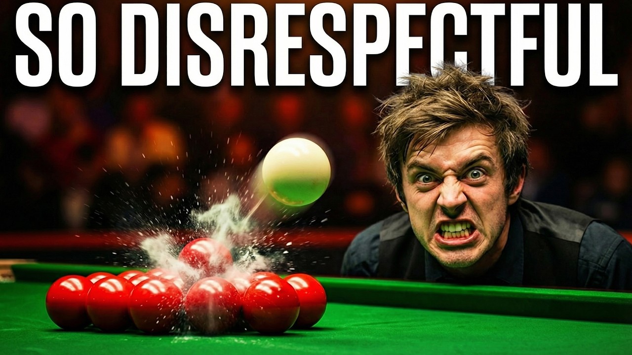 These Snooker Shots Were SO DISRESPECTFUL Even Opponents Had to Respect It
