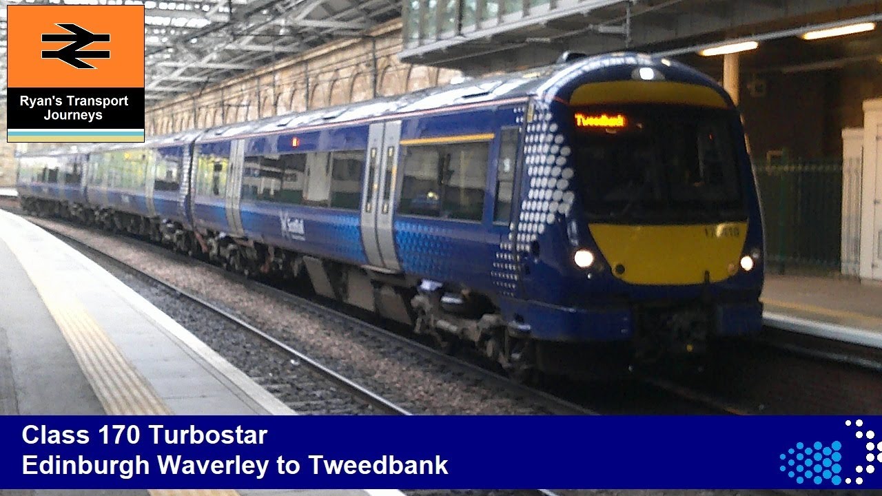Class 170 Turbostar Edinburgh Waverley to Tweedbank