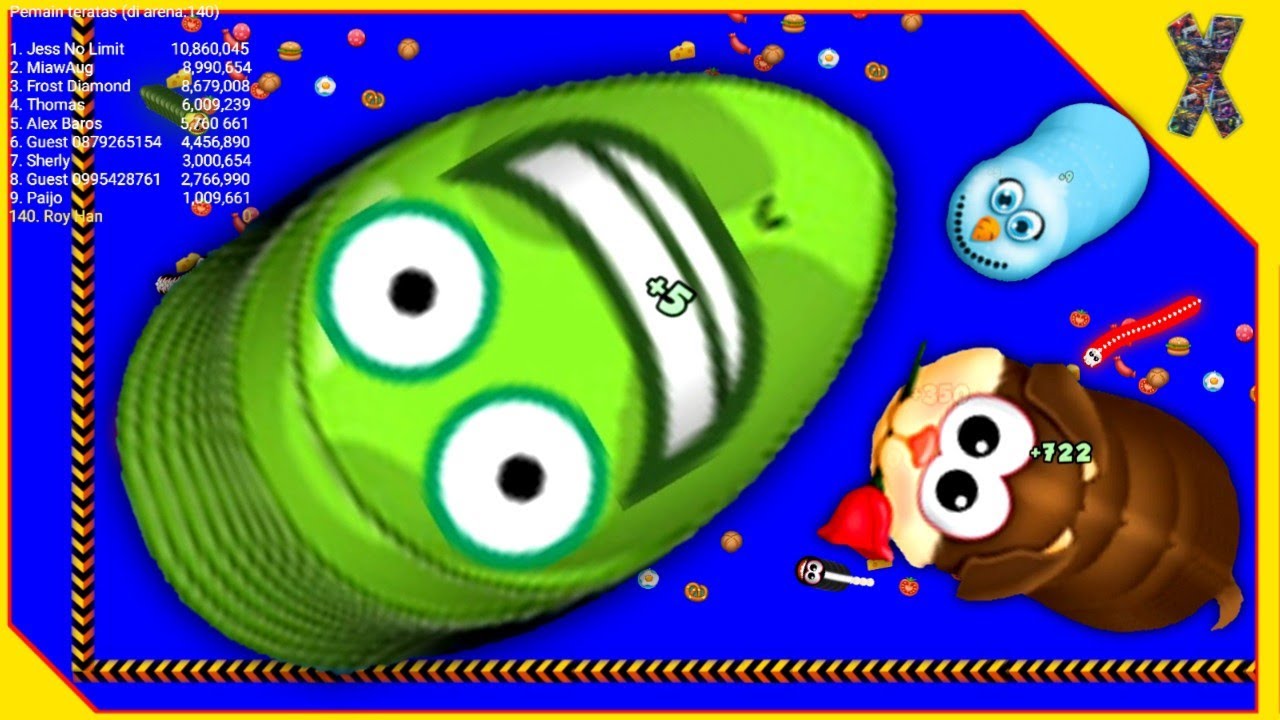 Worms Zone Magic 🐍 Little Worm Suddenly Becomes Big - Worms Zone.io Hack Gameplay #412