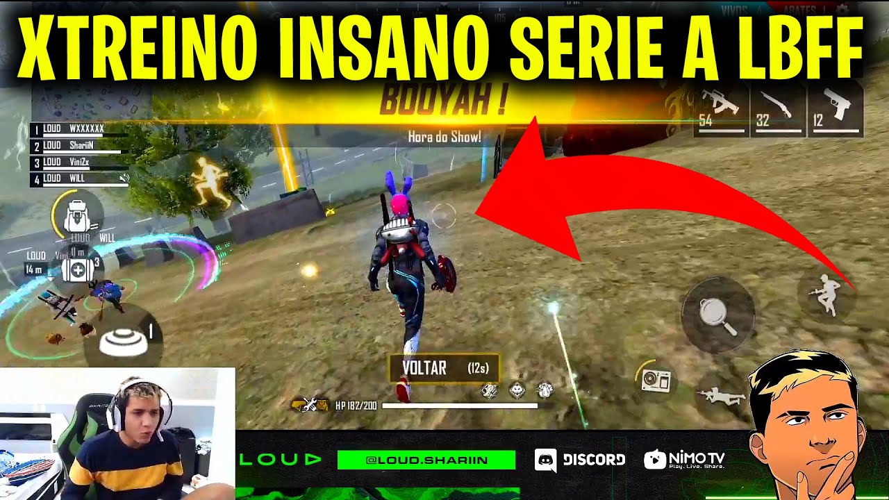 LOUD VINIZX, LOUD WILL, LOUD SHARIN AMASSSANDO GERAL NO X TREINO DA SERIE A