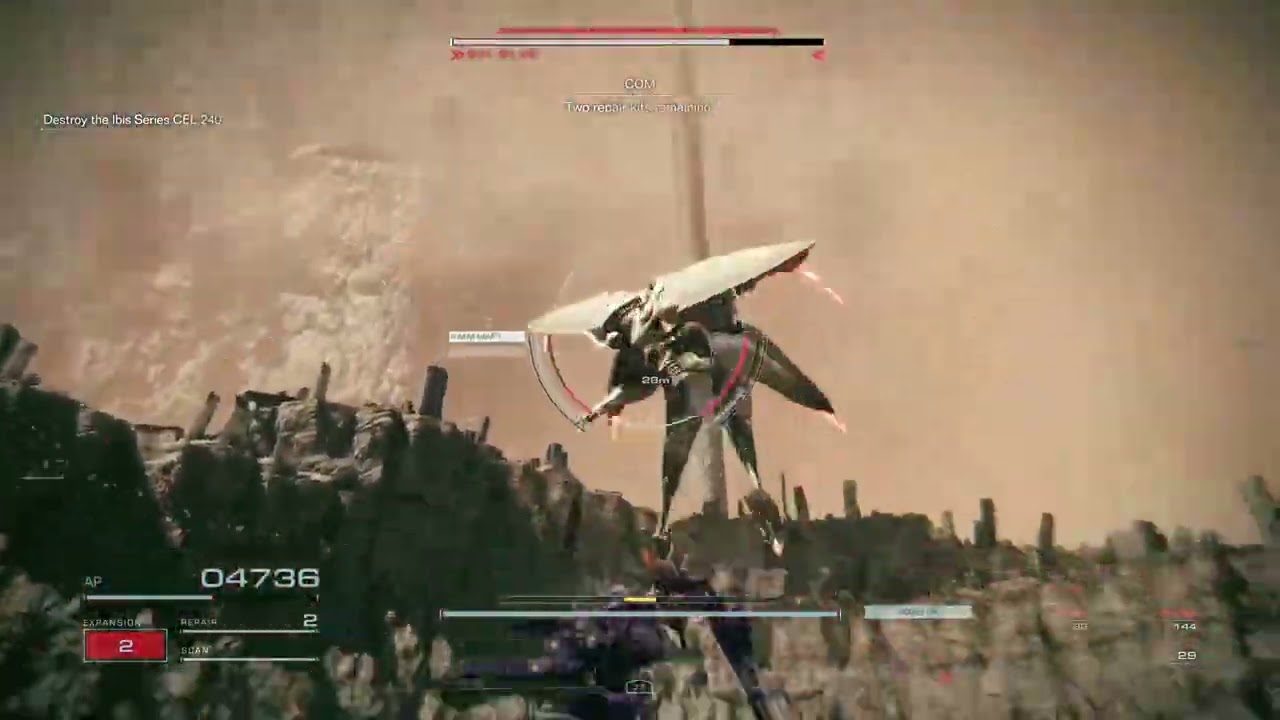 Armored core 6 - Ibis fight