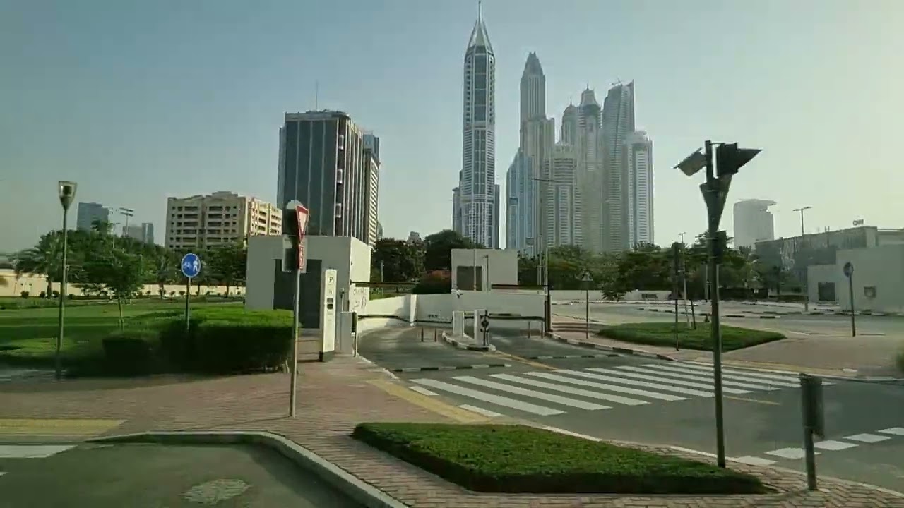 Dubai Marina to Al Barsha 1 scenic ride via Dubai Media City, Dubai Internet City & Barsha Heights