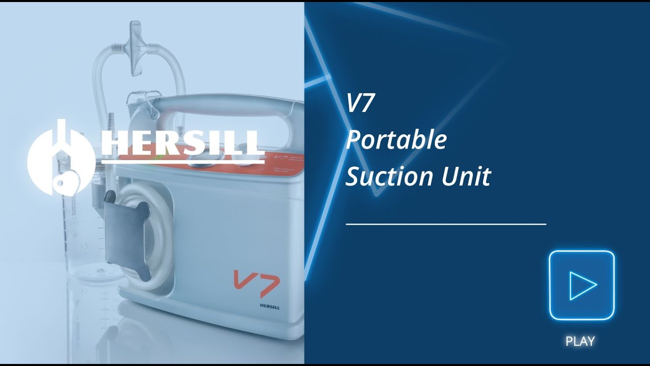 V7  Portable Suction Unit -set up and installation